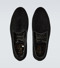 Giorgio Armani Velvet loafers
