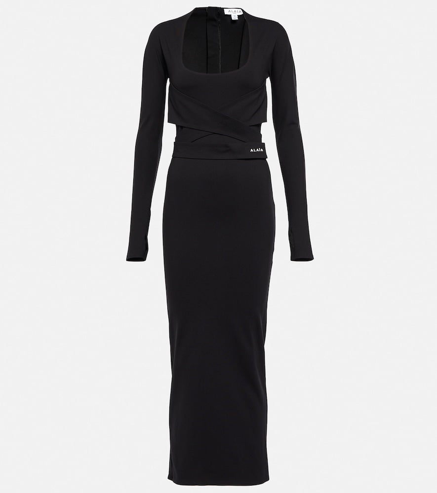 Alaia Jersey midi dress. Alaia Jersey 中长连衣裙