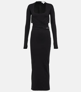 Alaia Jersey midi dress