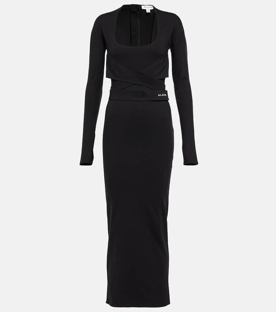 Alaia Jersey midi dress