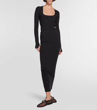 Alaia Jersey midi dress