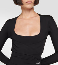 Alaia Jersey midi dress