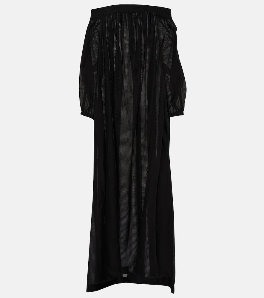 Alaia Off-shoulder maxi dress