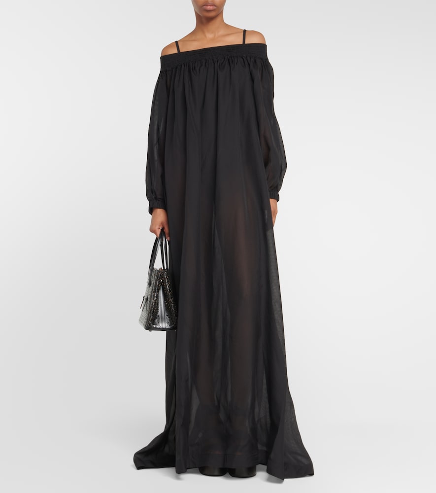 Alaia Off-shoulder maxi dress