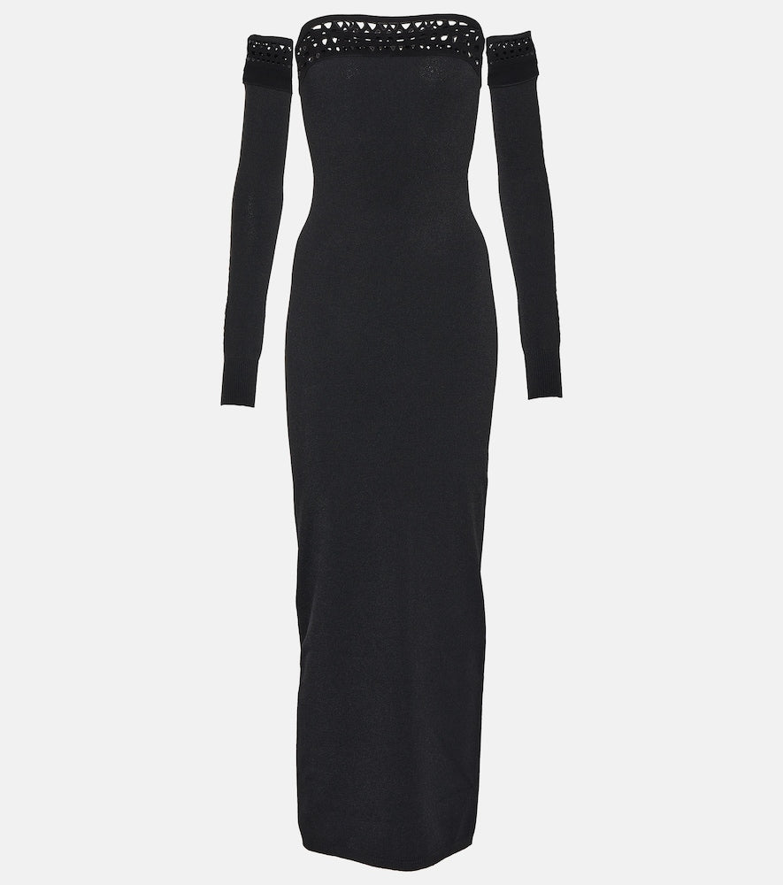 Alaia Vienne off-shoulder maxi dress. Alaia Vienne 露肩超长连衣裙