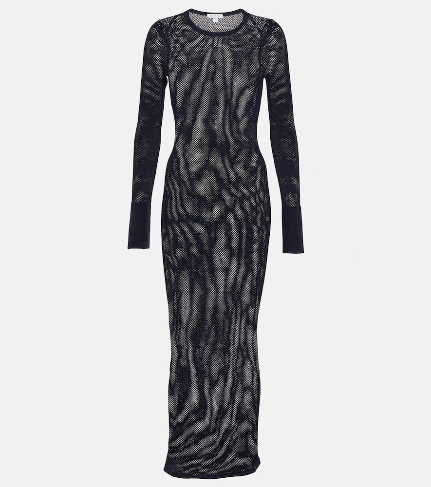 Alaia Archetypes fishnet gown. Alaia Archetypes 渔网礼服