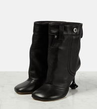 Loewe Toy leather ankle boots