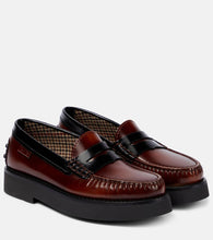 Tod's Leather platform loafers