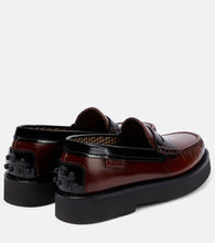 Tod's Leather platform loafers