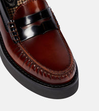 Tod's Leather platform loafers