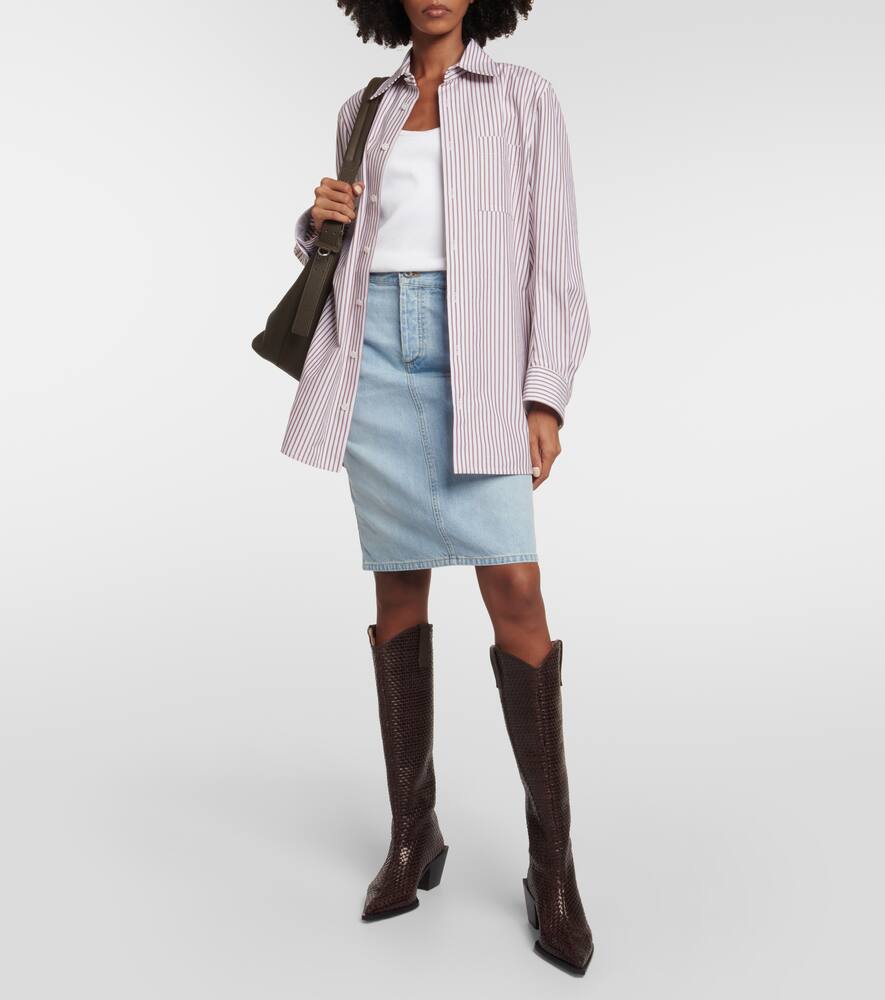 Souliers Martinez Sole Telar leather knee-high boots