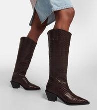 Souliers Martinez Sole Telar leather knee-high boots