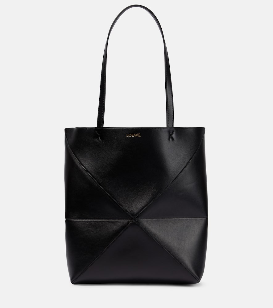 Loewe Puzzle Fold Medium leather tote bag. Shop Loewe Tote Bags for women now.