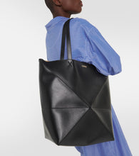 Loewe Puzzle Fold Large leather tote bag