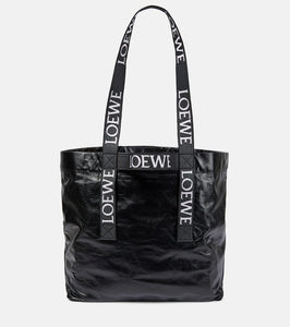 Loewe Fold Shopper leather tote bag. Shop Loewe Tote Bags for women now.