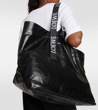 Loewe Fold Shopper leather tote bag