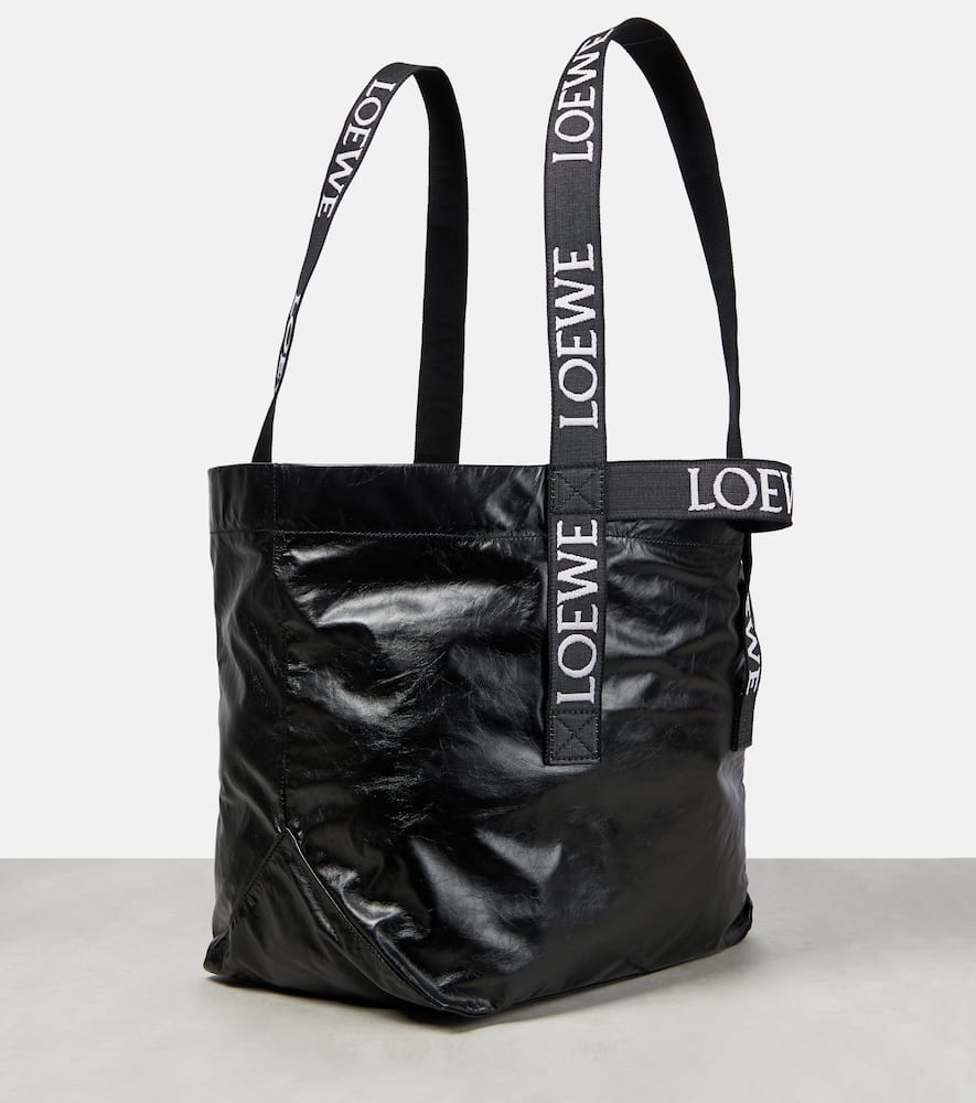 Loewe Fold Shopper leather tote bag
