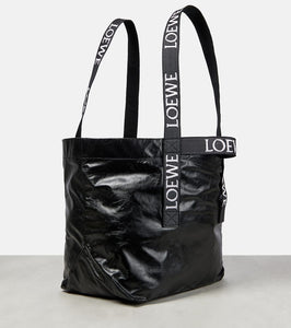 Loewe Fold Shopper leather tote bag