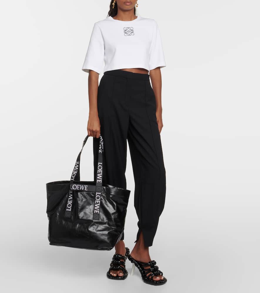 Loewe Fold Shopper leather tote bag