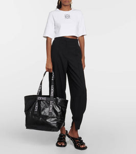 Loewe Fold Shopper leather tote bag