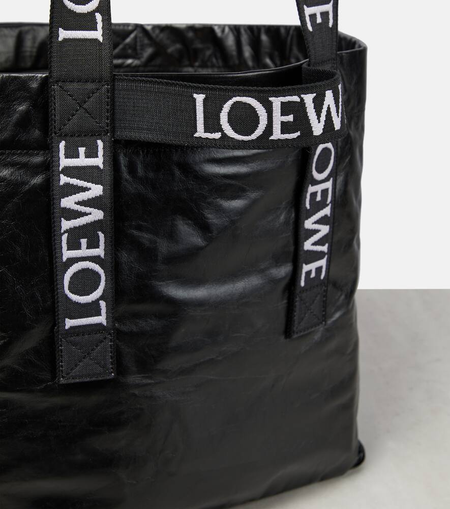 Loewe Fold Shopper leather tote bag
