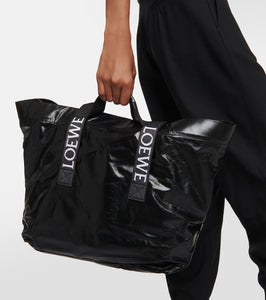 Loewe Fold Shopper leather tote bag