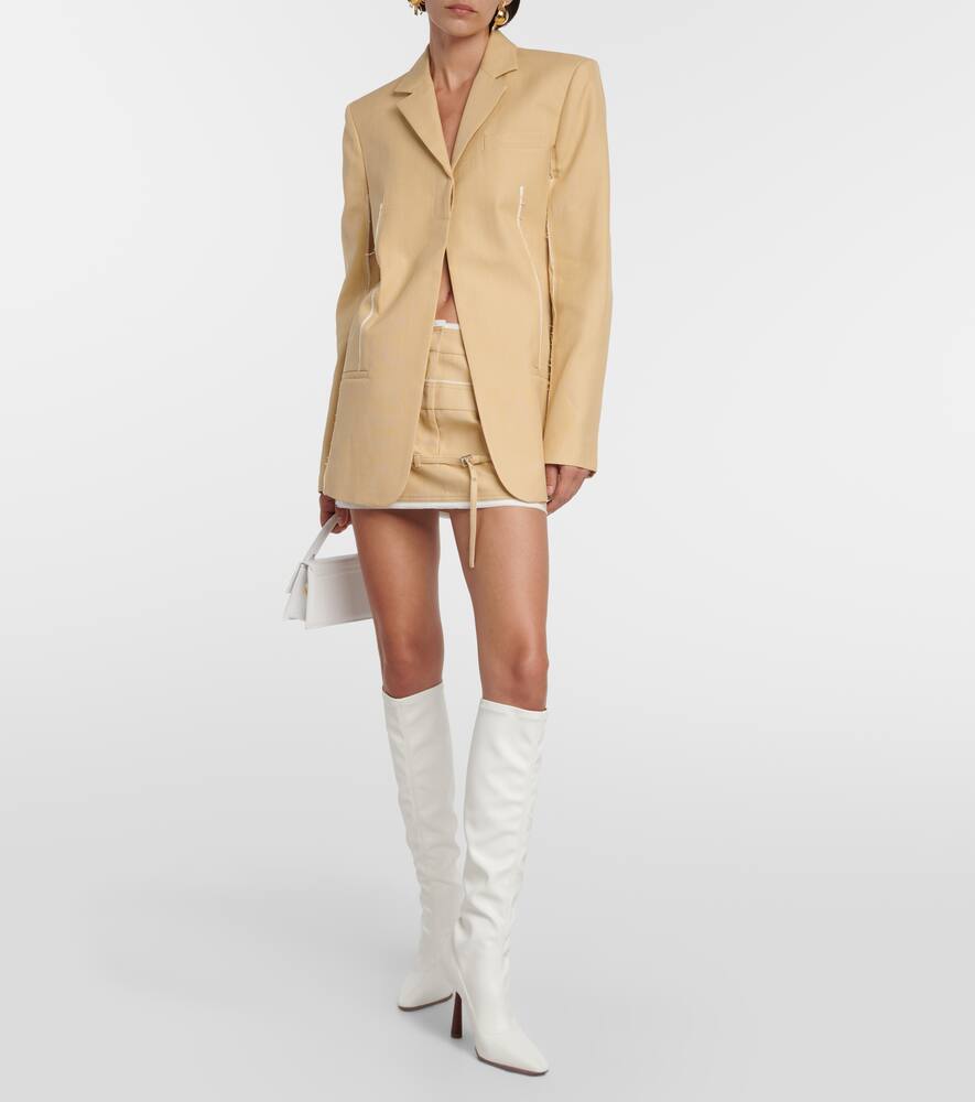 Gia Borghini Rosie 8 faux leather knee-high boots