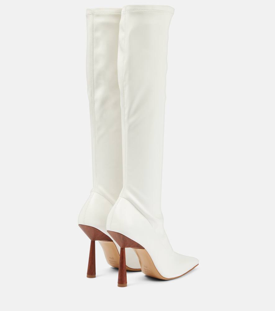 Gia Borghini Rosie 8 faux leather knee-high boots