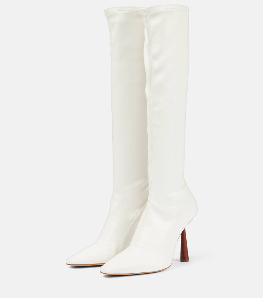 Gia Borghini Rosie 8 faux leather knee-high boots