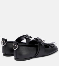 JW Anderson Lock leather ballet flats