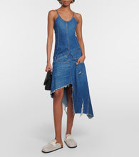 JW Anderson Crystal-embellished suede slippers