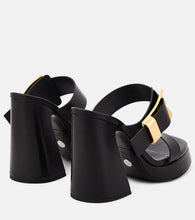 Proenza Schouler Buckle Slide leather platform mules