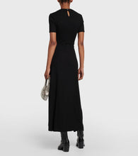Rabanne Pleated jersey maxi dress