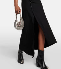 Rabanne Pleated jersey maxi dress