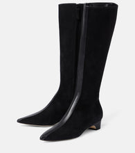 Manolo Blahnik Gandulapla suede knee-high boots