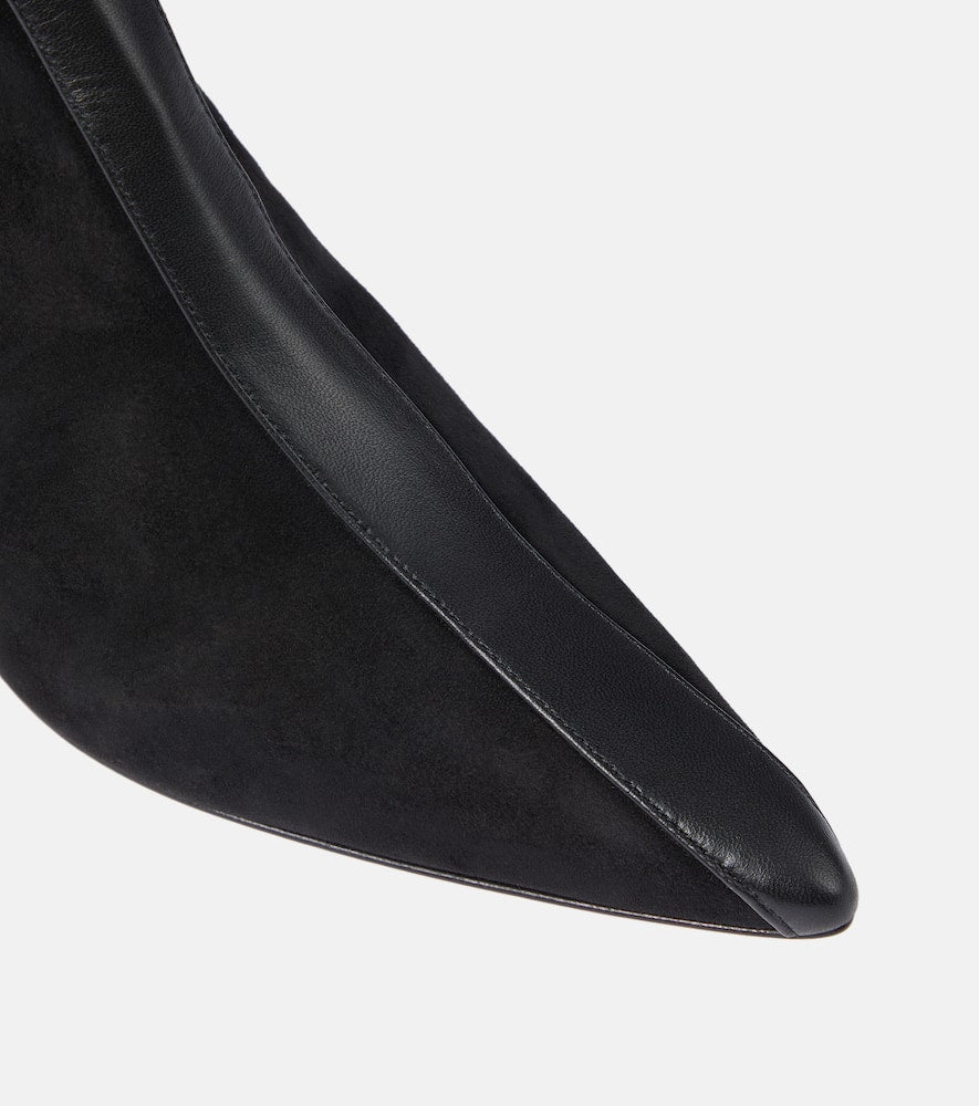 Manolo Blahnik Gandulapla suede knee-high boots