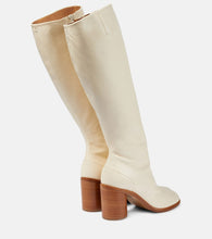 Maison Margiela Tabi leather knee-high boots
