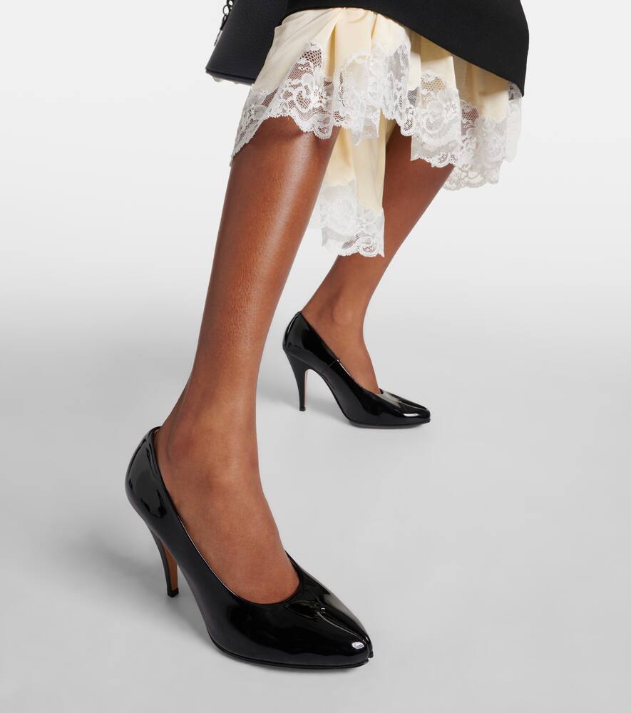Maison Margiela Tabi patent leather pumps