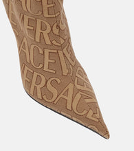 Versace Versace Allover knee-high boots