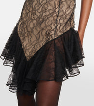 Khaite Eyona Chantilly lace minidress