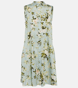 Erdem Soleil floral cotton poplin minidress