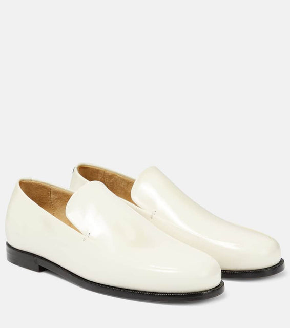 Khaite Alessio leather loafers