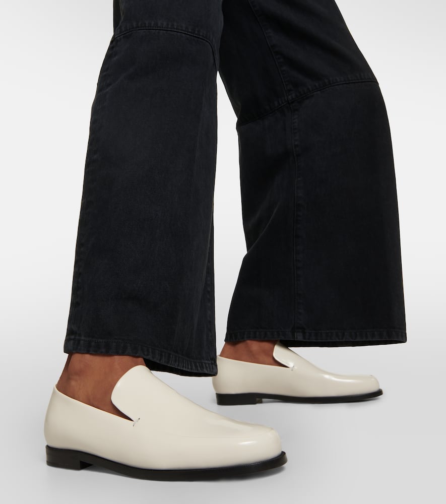 Khaite Alessio leather loafers