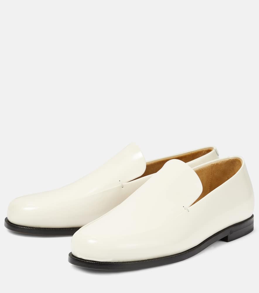 Khaite Alessio leather loafers