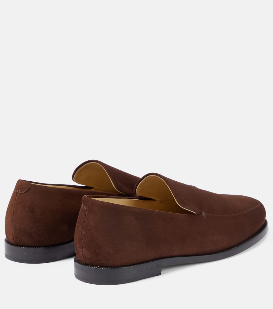 Khaite Alessio suede loafers