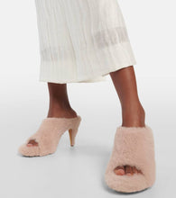 Khaite Marion shearling mules