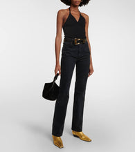 Khaite Marfa metallic leather ankle boots