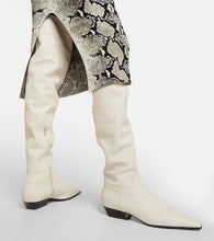Khaite Marfa leather over-the-knee boots