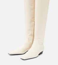 Khaite Marfa leather over-the-knee boots