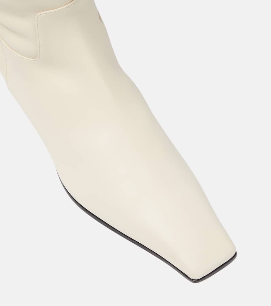Khaite Marfa leather over-the-knee boots